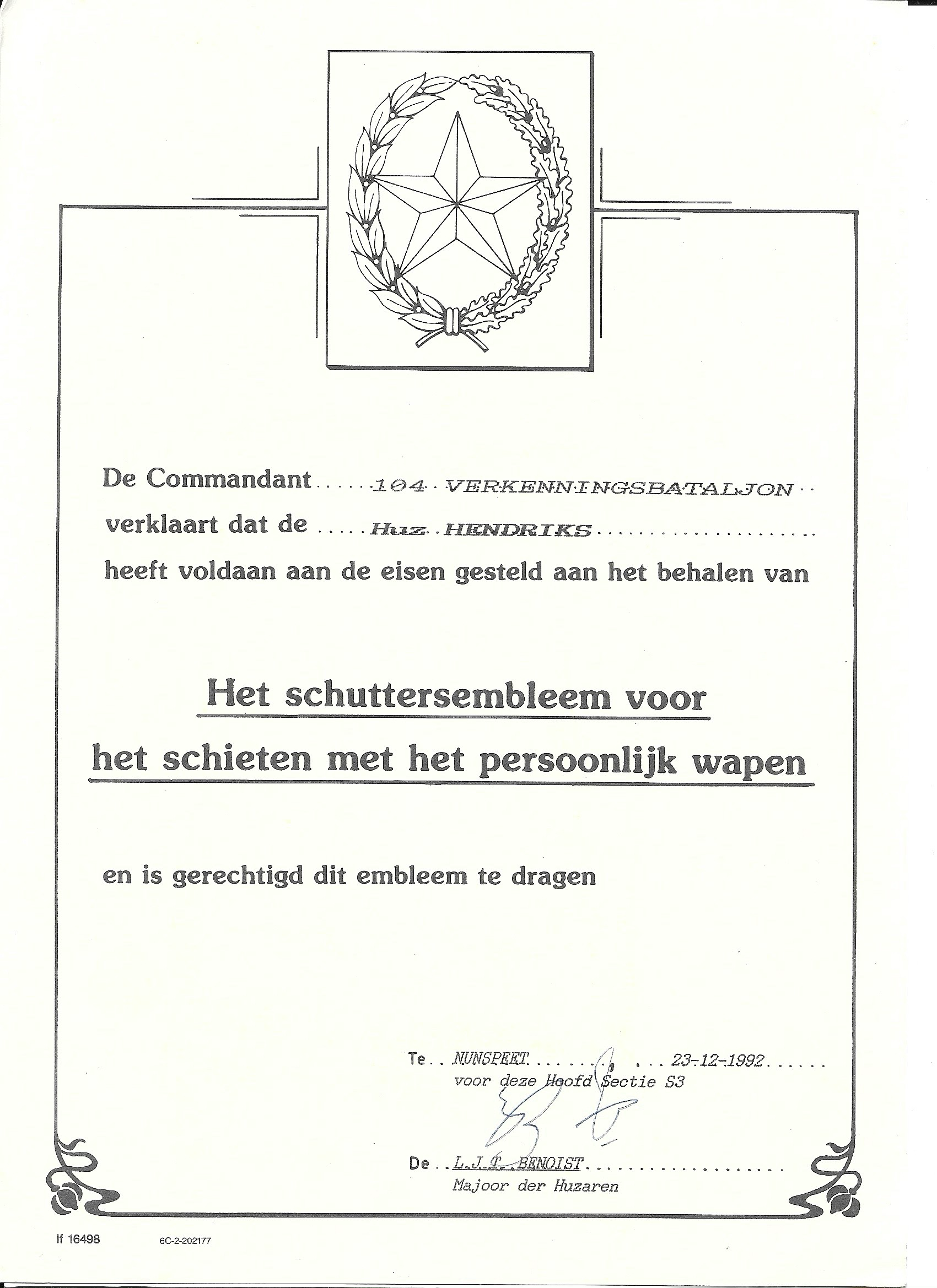 Kazerneleven, 1993 - 12